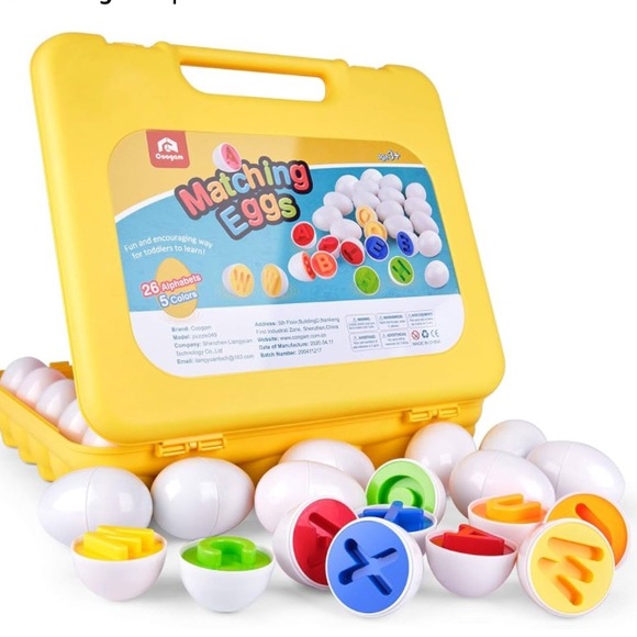 Googam Other - Googam MATCHING EGGS (alphabet & colors)